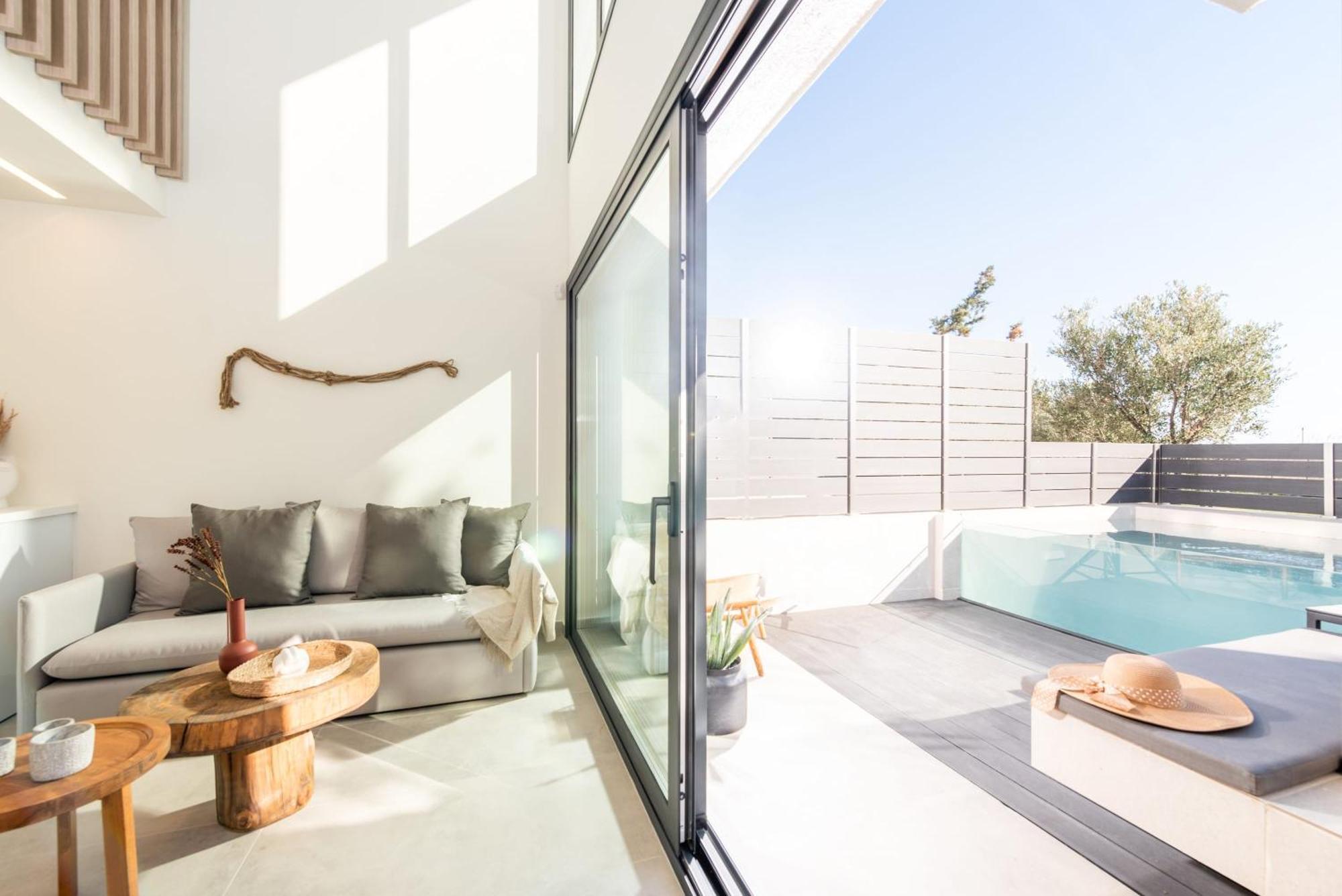 Serene Villas Halkidiki - Cfront Private Pool Неа-Ираклия Экстерьер фото
